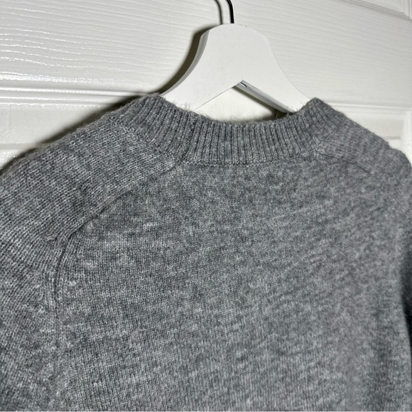 ZARA Women’s Soft Knit Sweater Dress XSmall Heather Grey Preppy Office Normie - Picture 9 of 15